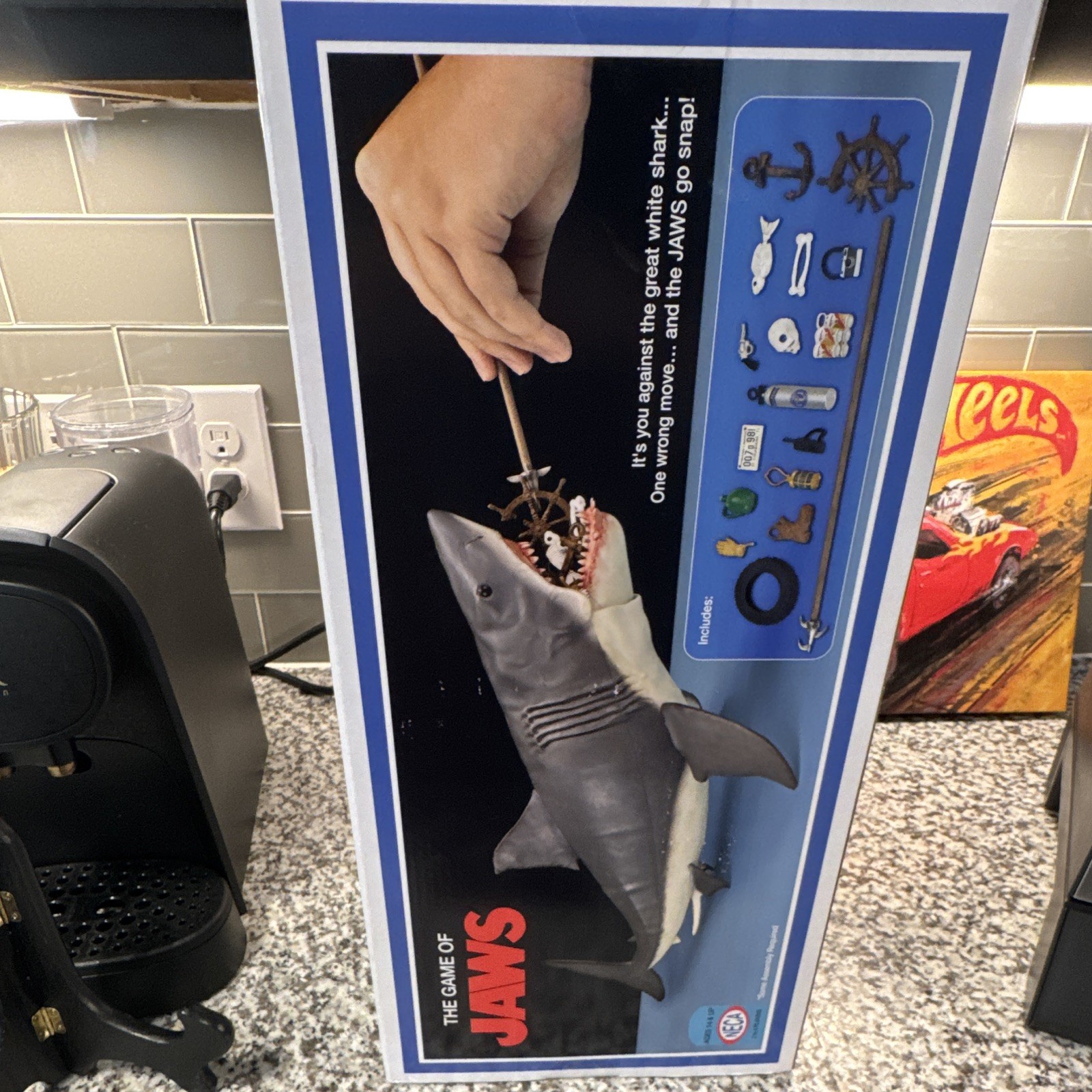 NECA Jaws Skill & Action Game Jaws 50th Anniversary 2-4 Players Ages 4+