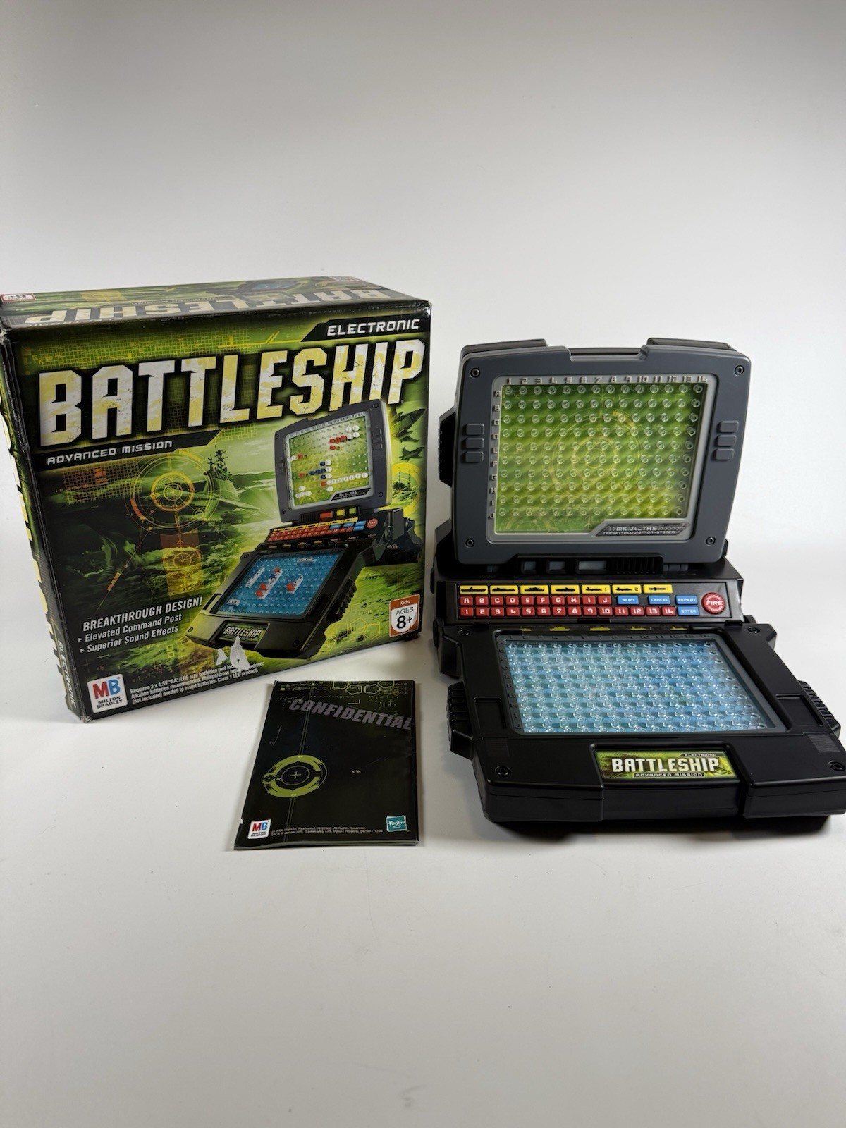 Electronic Battleship Advanced Mission COMPLETE WORKS 2005 War Battle Ships
