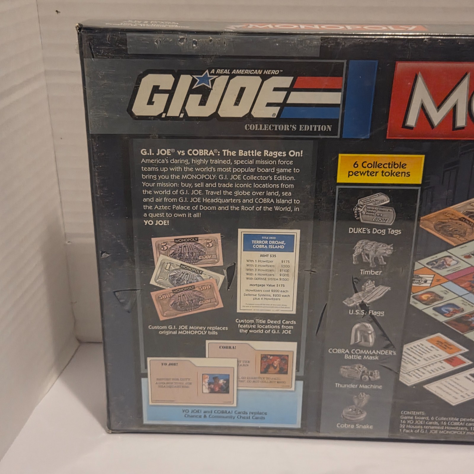GI Joe Monopoly Collectors Edition Board Game 2009 New and Sealed