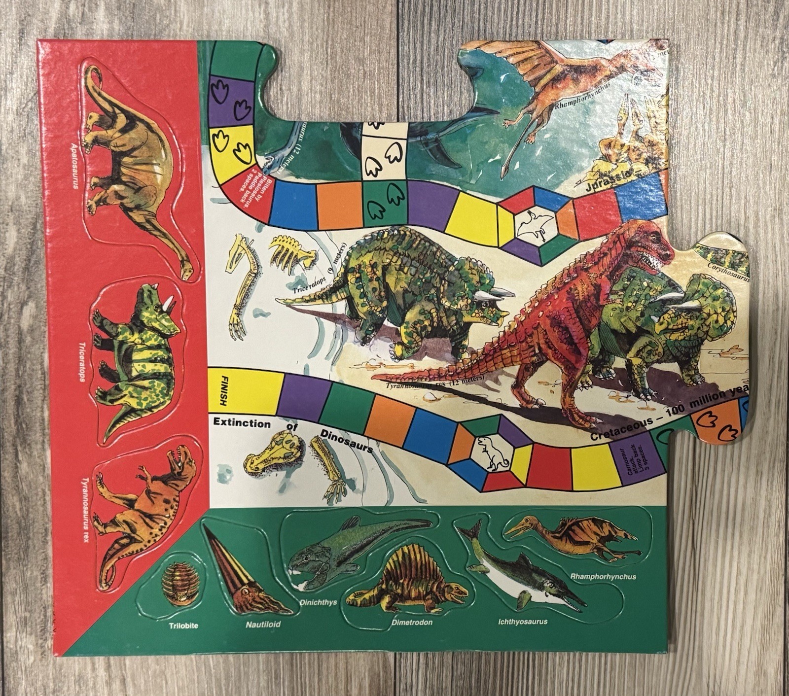 VINTAGE! 1986 Dinosaurs And Things Board Game New In Box – UNPUNCHED!!