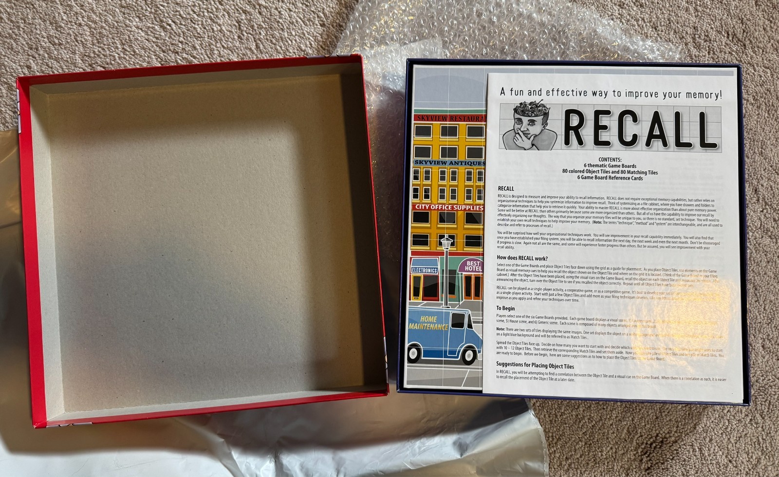 NEW – Recall Board Game LMD Enterprises Memory Improvement