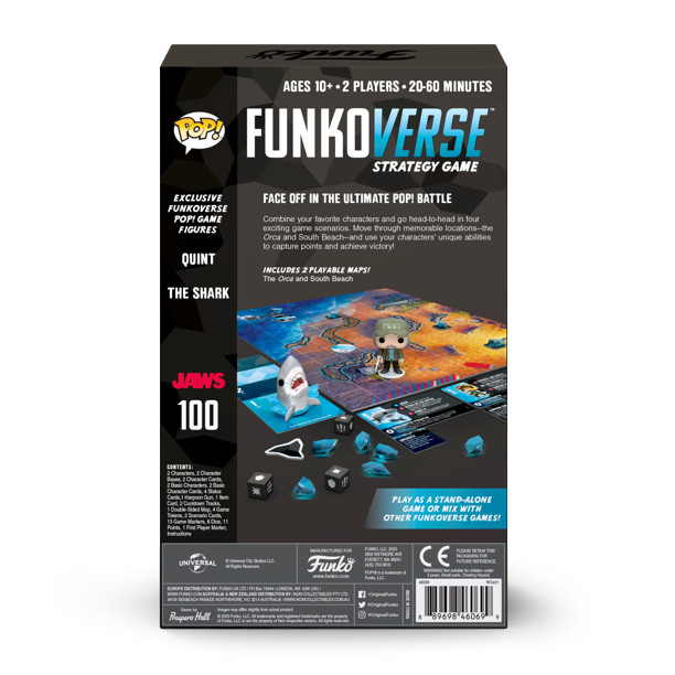 Funko Verse Jaws Strategy Board Game Funkoverse Bloody Chase