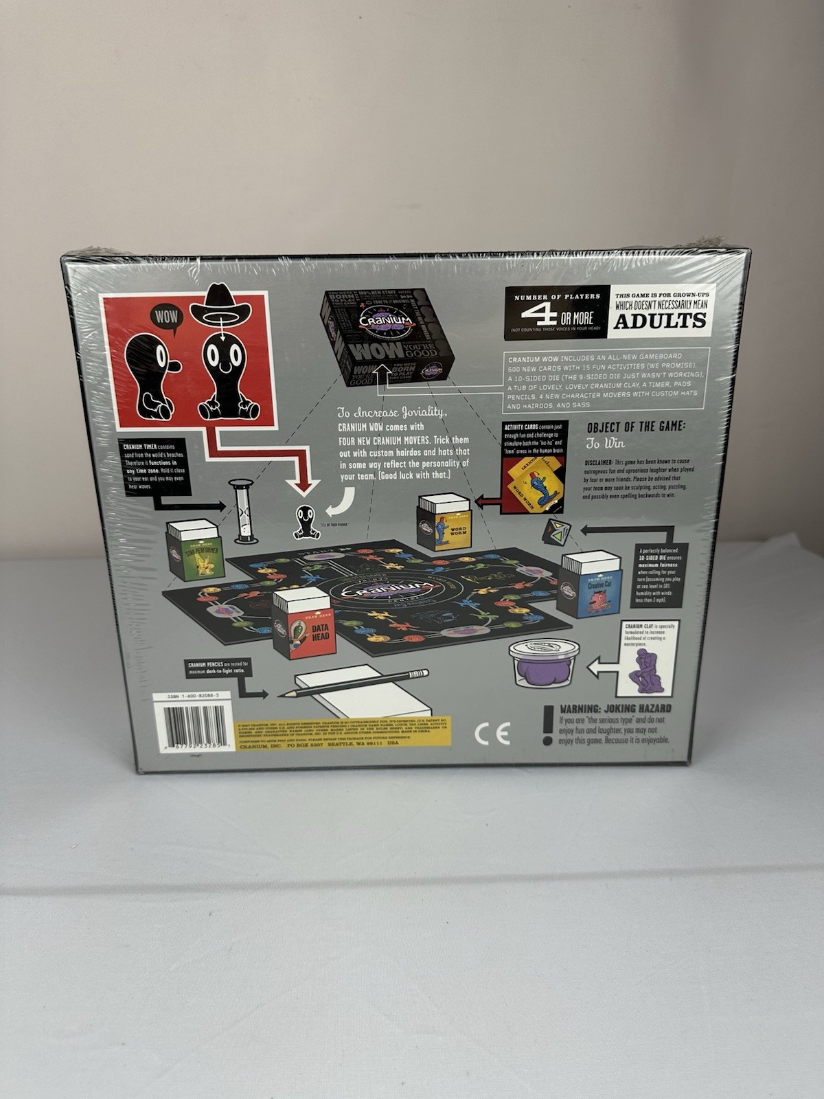 Cranium Board Game ~ Wow You’re Good Black Edition ~ Adult 2007 ~ NEW SEALED