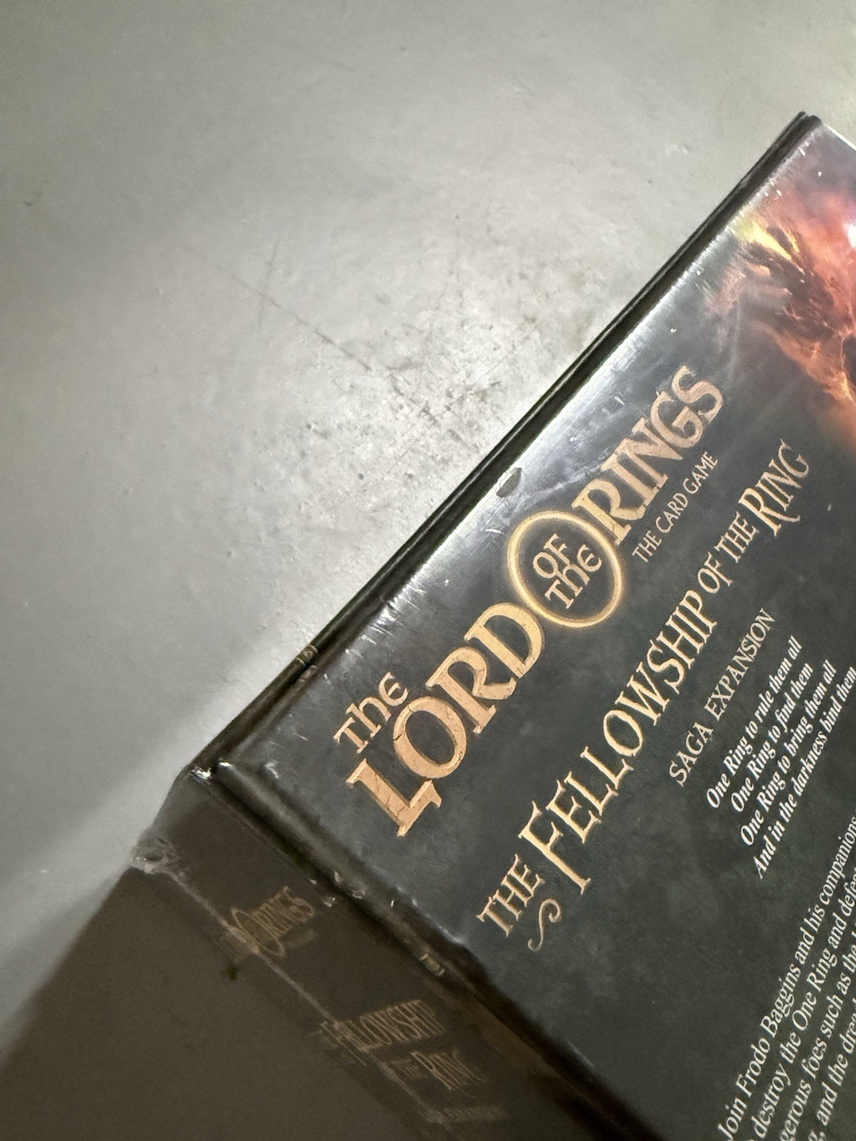 Lord of the Rings LCG Fellowship of the Ring Saga Expansion NEW Sealed FFG RARE
