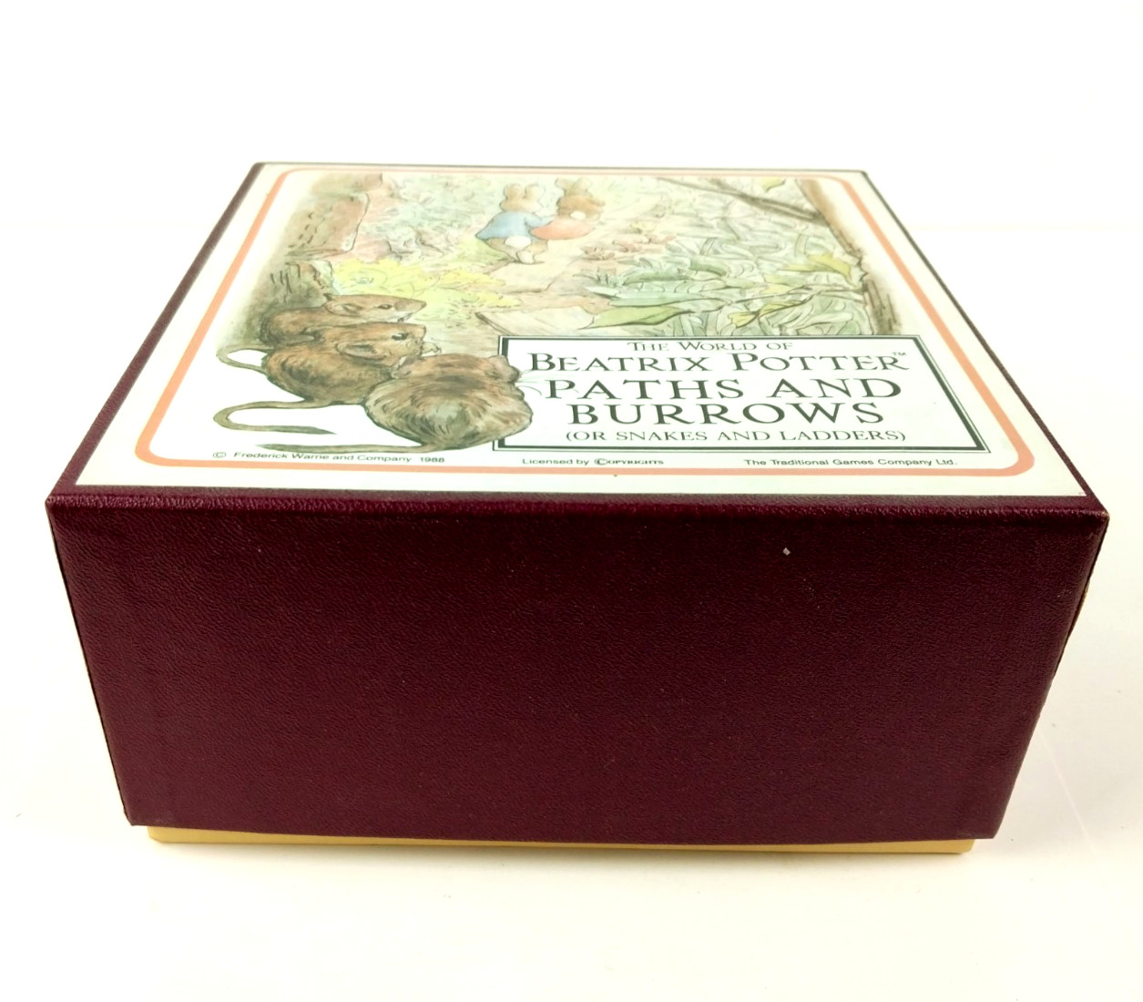Vintage 1988 Beatrix Potter Paths and Burrows Board Game Snakes & Ladders – NIB!