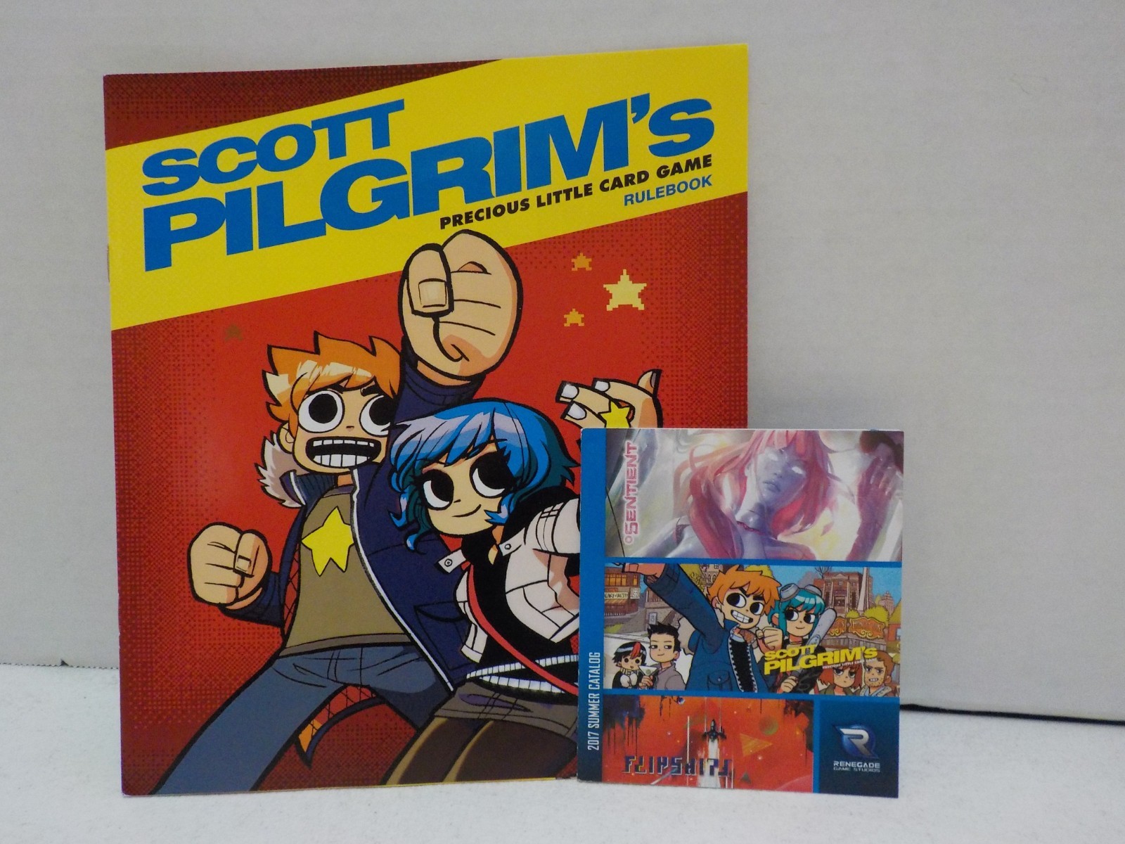 G511 Scott Pilgrim’s Precious Little Card Game Renegade w Playmat