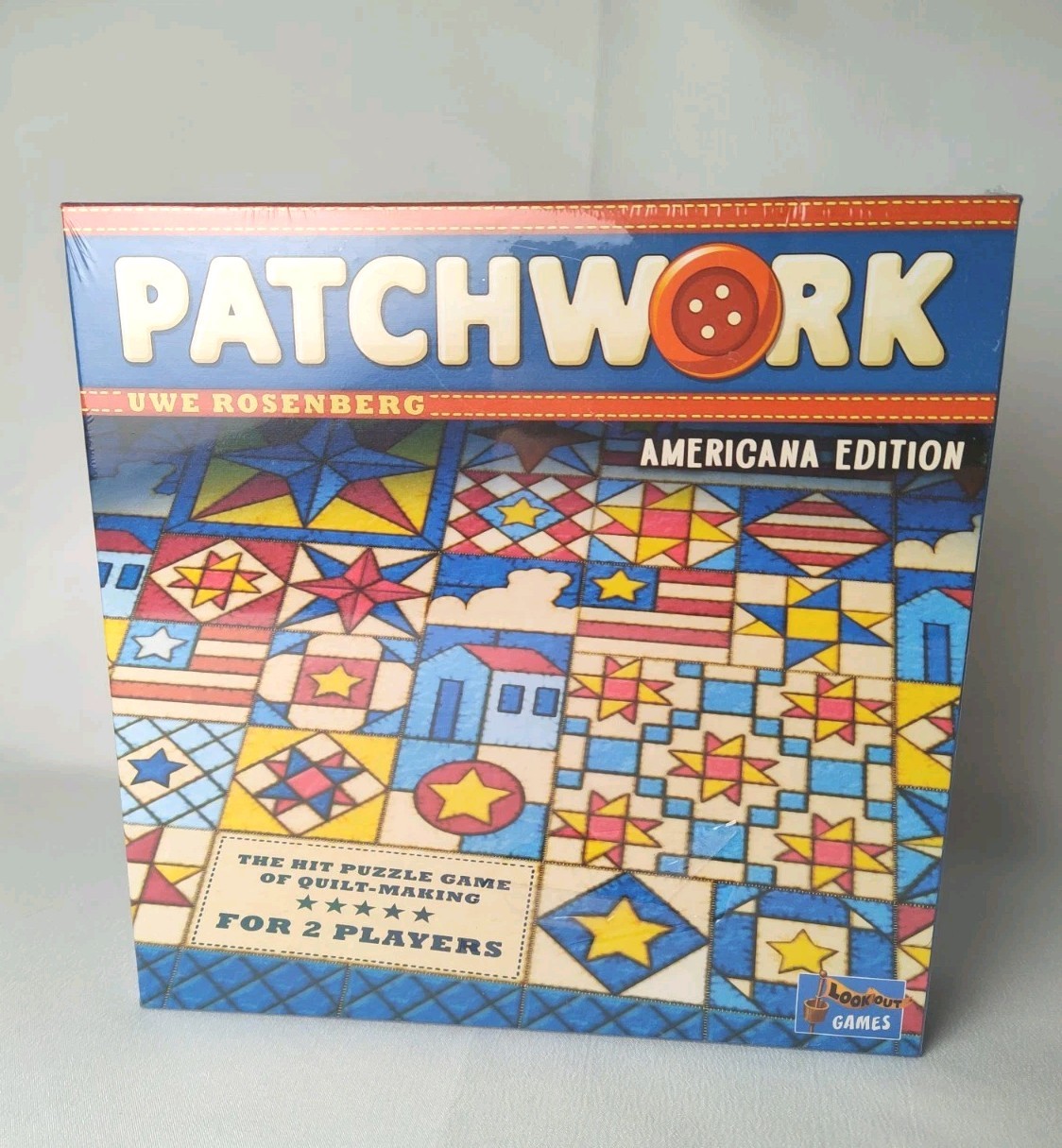 Patchwork Americana Edition Board Game by Lookout Games Factory Sealed, 2 Player