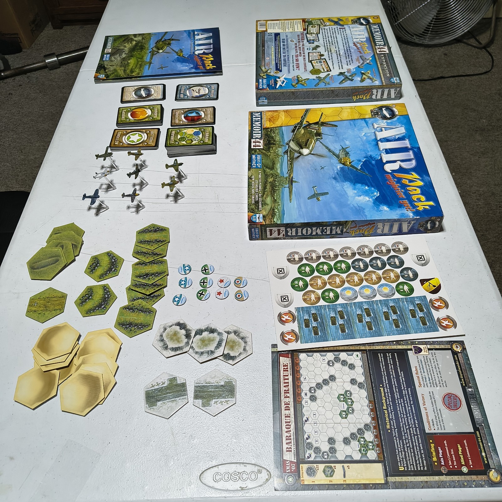 Memoir ’44 Air Pack 1st Edition Days of Wonder 2007 Miniature WW2 War Planes