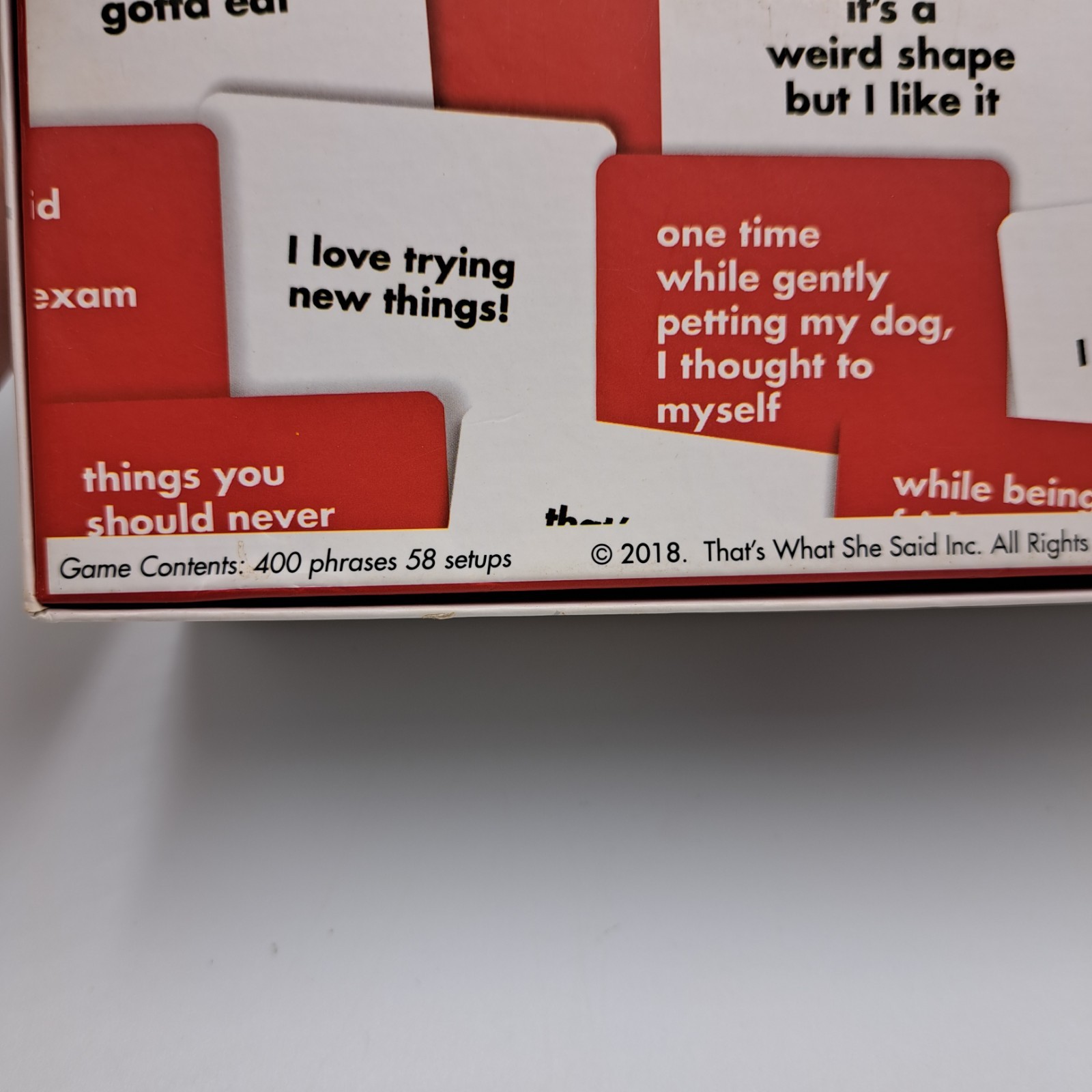 That’s What She Said The Party Game of Twisted Adult Sexy party /Card Game