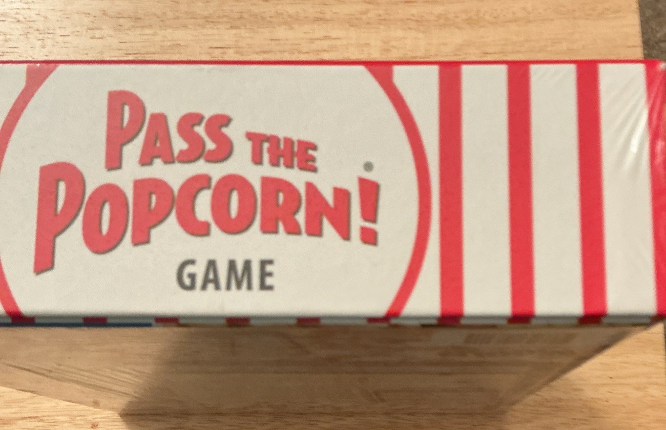 Pass the Popcorn!, NEW/Sealed, Movie Fun Game, 12+, 2 – 8 Players