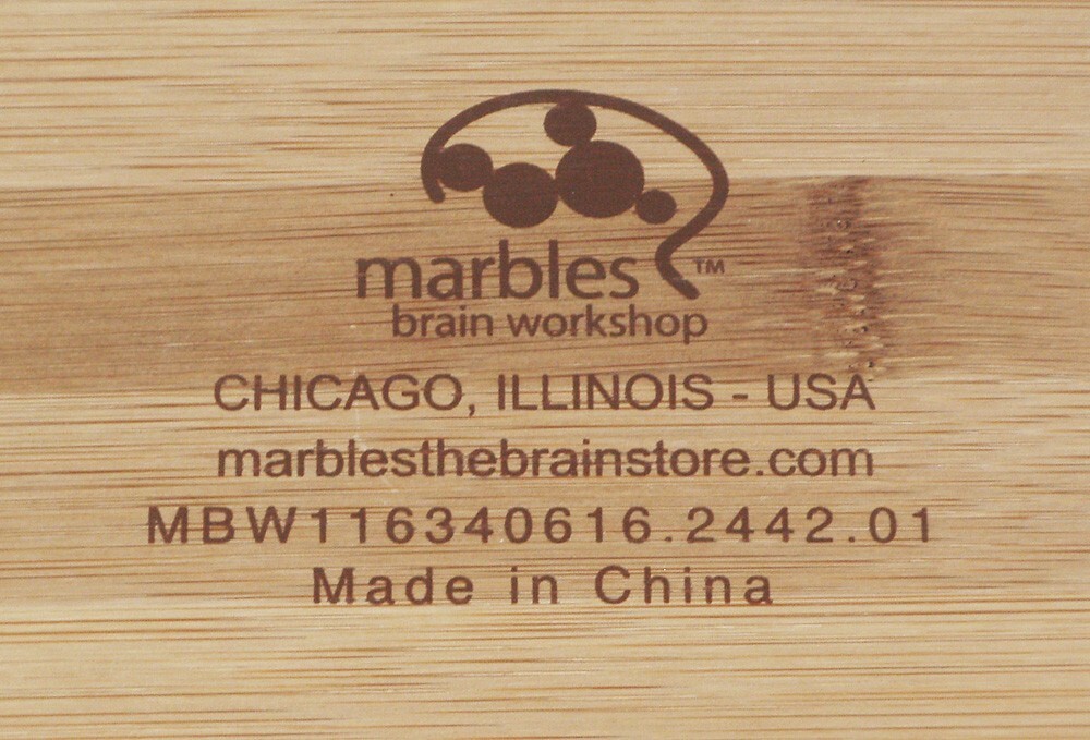 Otrio Game, Marbles: Brain Workshop, 2015