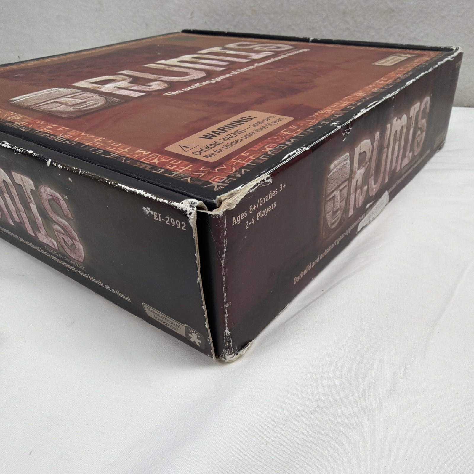 Rumis 2004 Strategy Board Game Educational Insights 3D Blocks