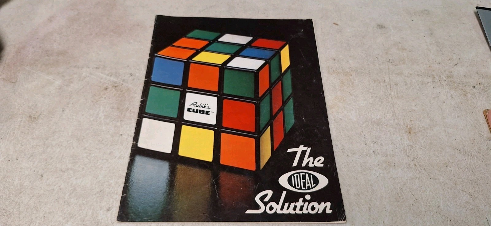 Vintage Rubik’s Cube The Ideal Instruction & Solution Magazine 1981
