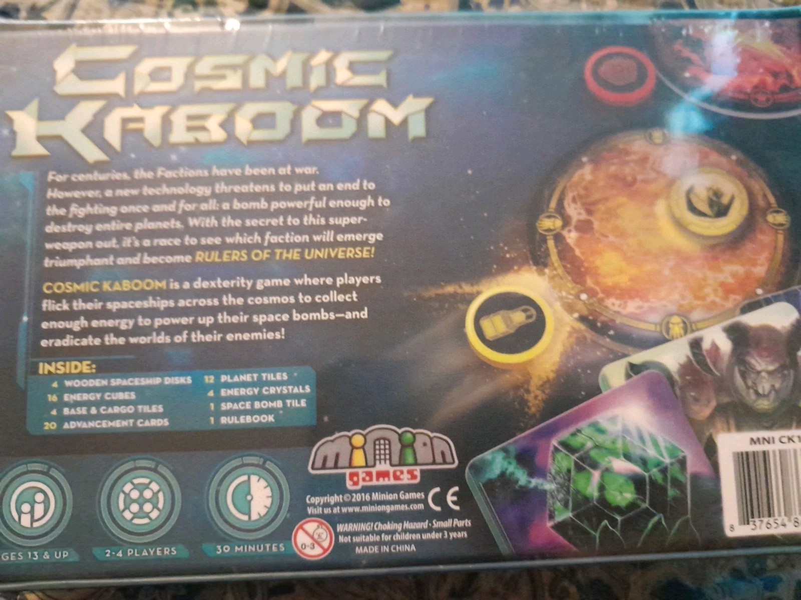 Cosmiic Kaboom Game Of Exterity Minion Games New Sealed