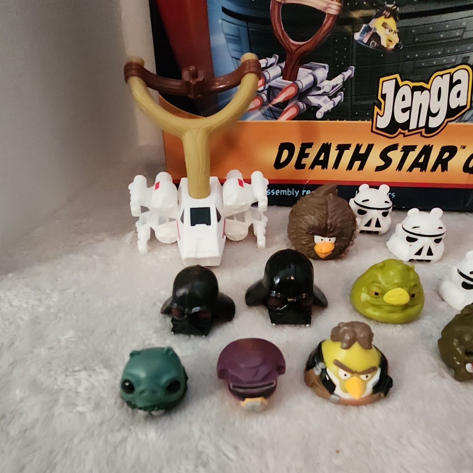 Jenga Angry Birds Star Wars 2012 Death Star REPLACEMENT PIECES ONLY Lot of 12