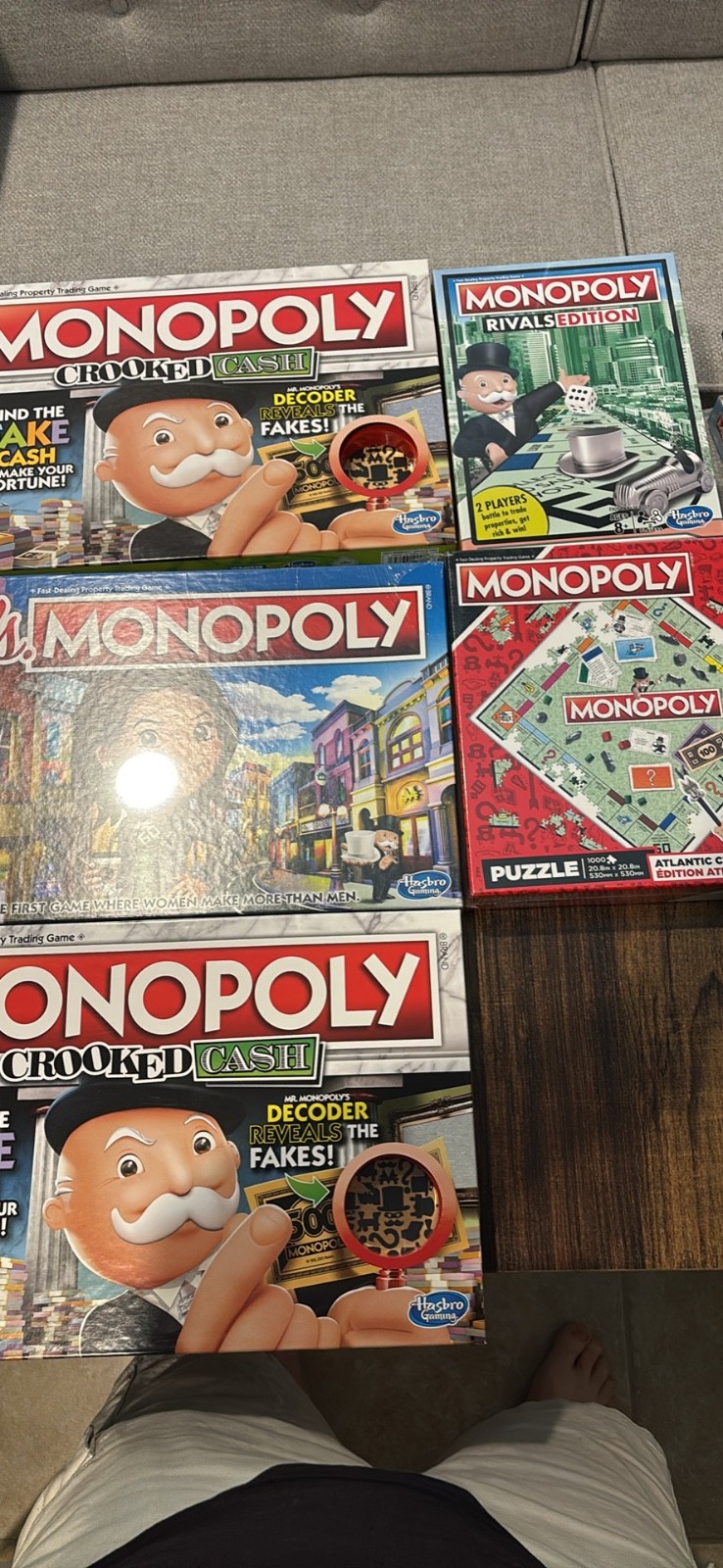 LOT OF 33 NEW SEALED MONOPOLY GAMES