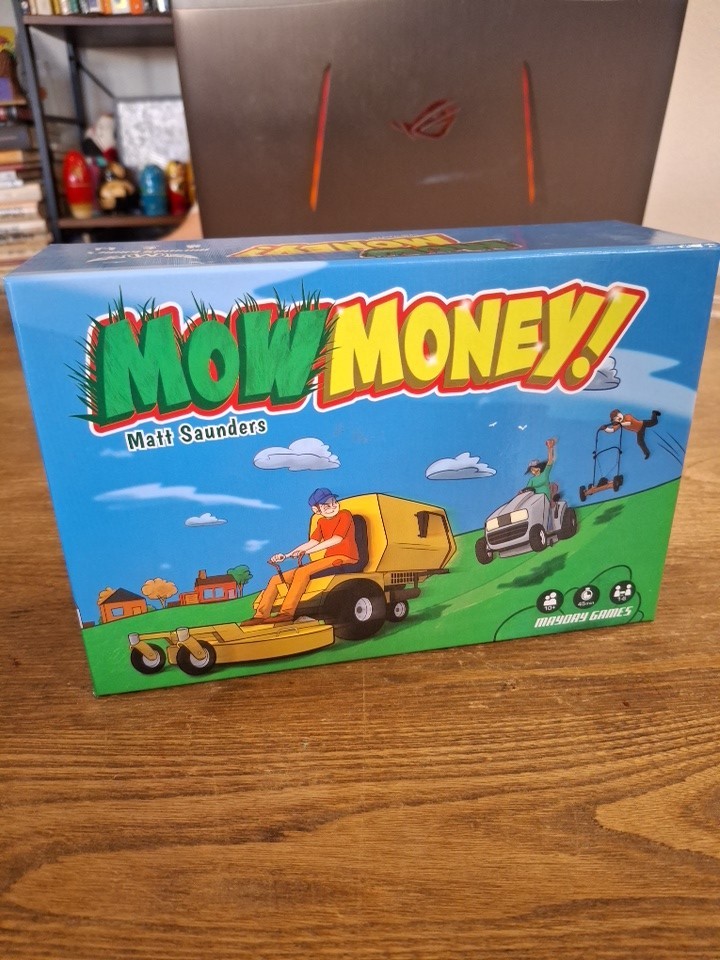 Mayday Games MOW MONEY Game by Matt Saunders 100% Complete Economy Game