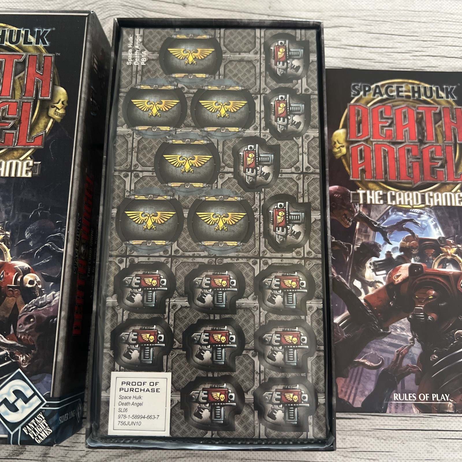 Space Hulk: Death Angel the Card Game Fantasy Flight Games 2010 – NEW open Box