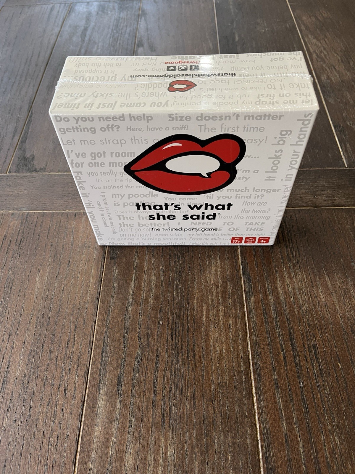That’s What She Said – The Party Game/Board Game – NEW SEALED!