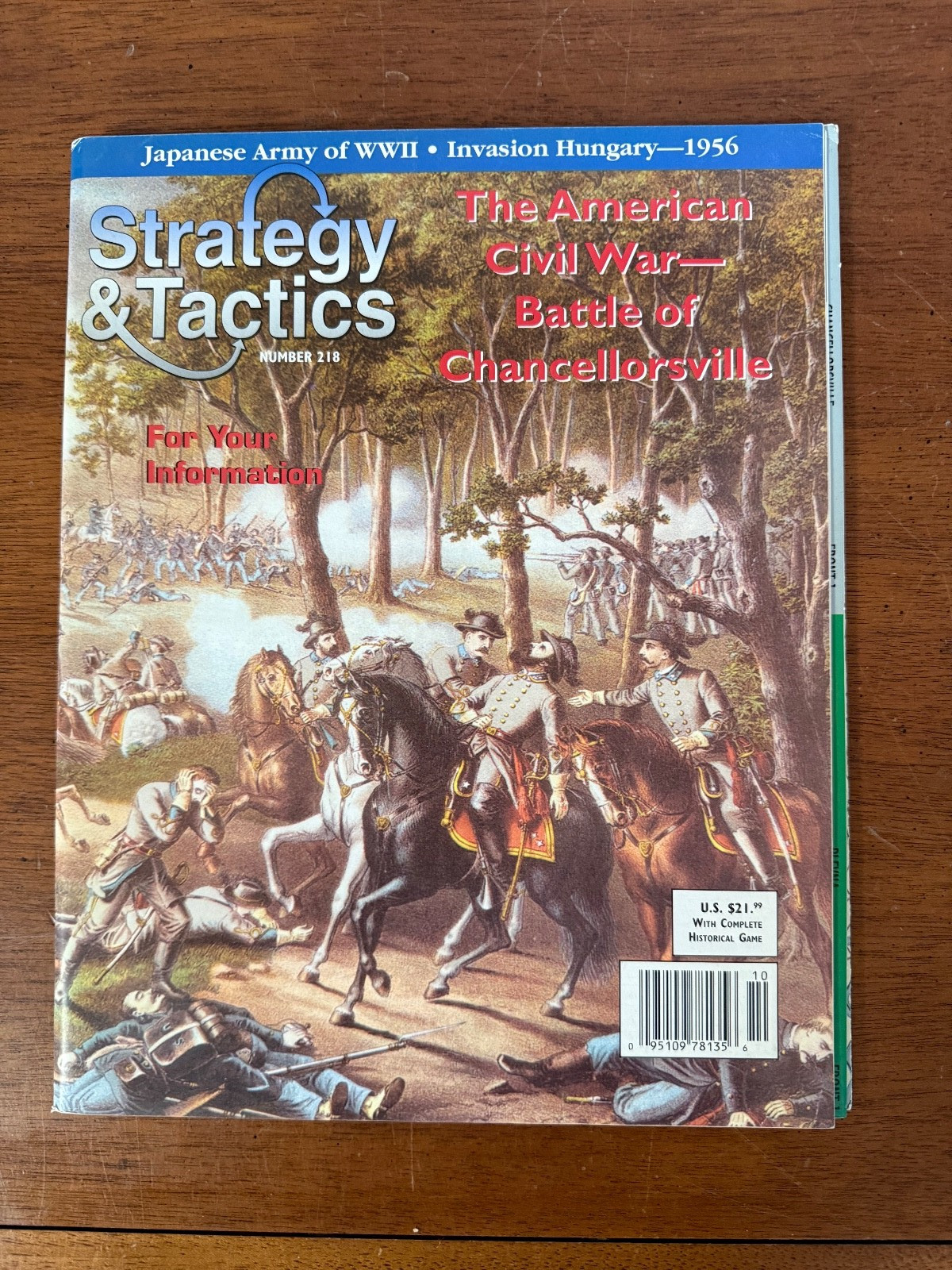 Strategy & Tactics, S&T #218, Chancellorsville, Decision Games