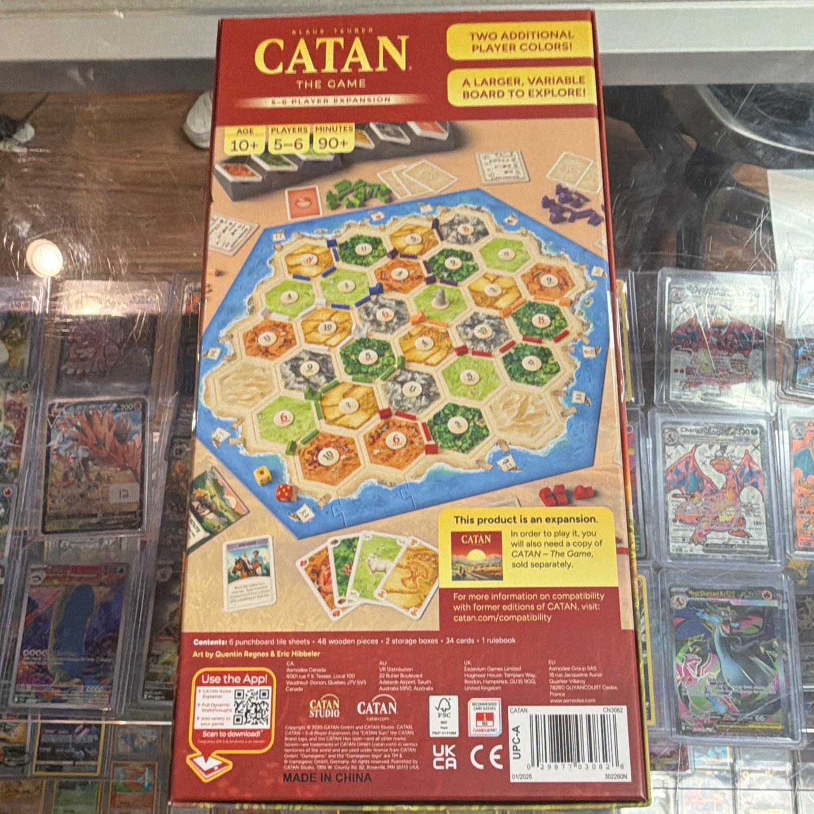 Catan 5-6 Player Expansion Board Game Extension Pack, Strategy, Ages 10+