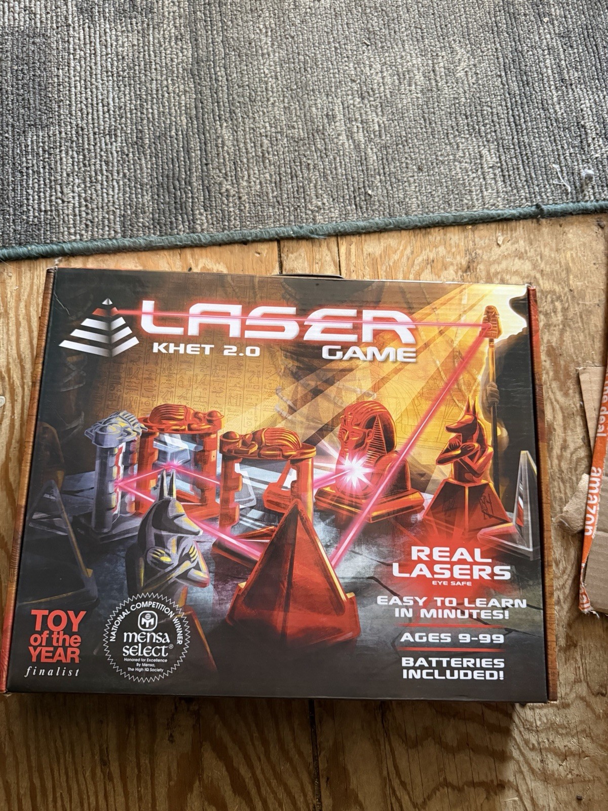 Laser Khet 2.0 Board Game Mensa Select ThinkFun Complete Read