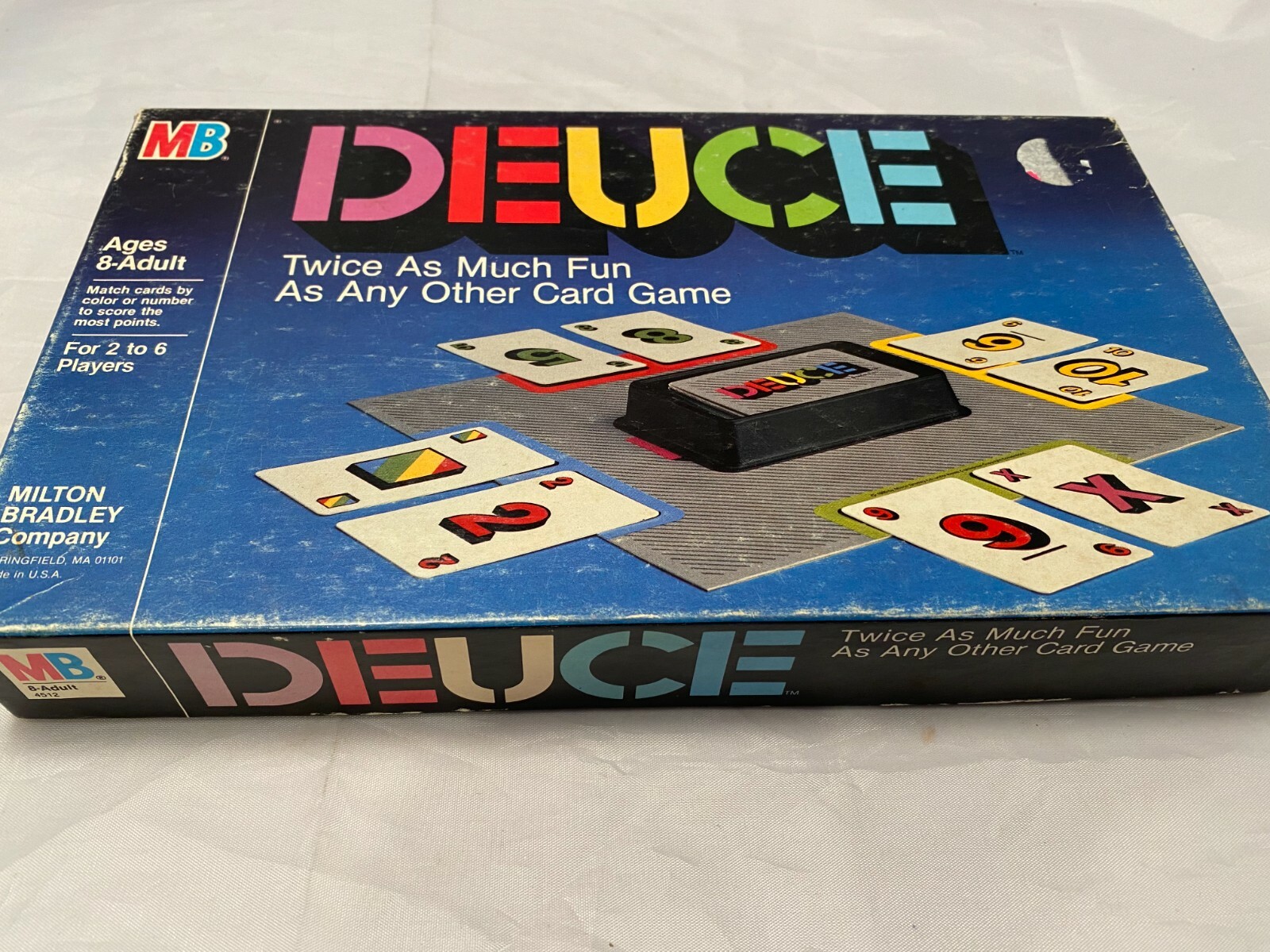 Milton Bradley DEUCE Complete Cards Box Instructions 2 to 6 Players Vintage Game