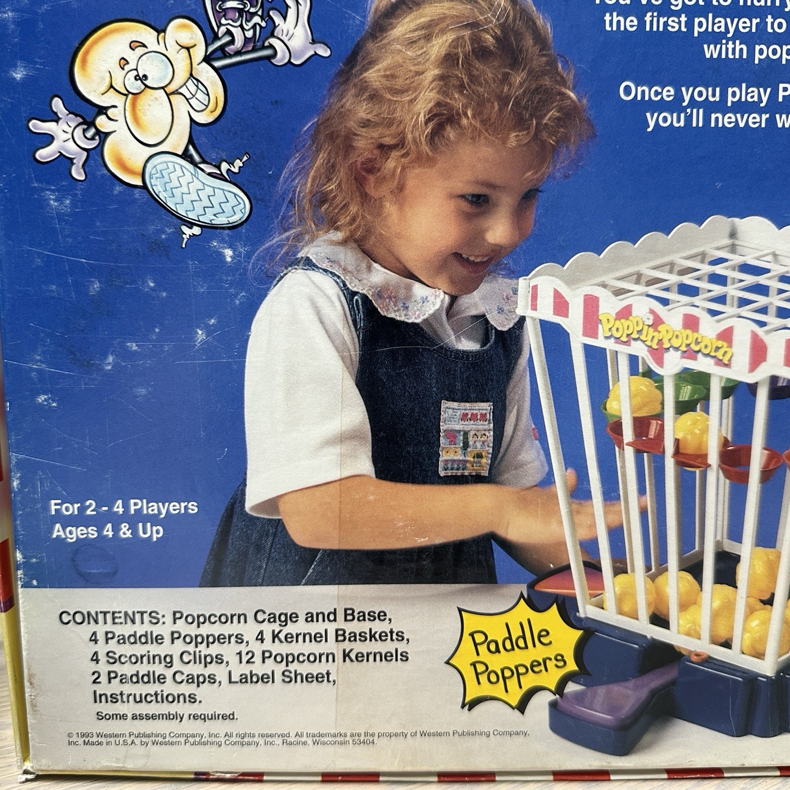 Golden Poppin Popcorn Game 1993 Vintage Complete No Stoppin The Poppin VGUC