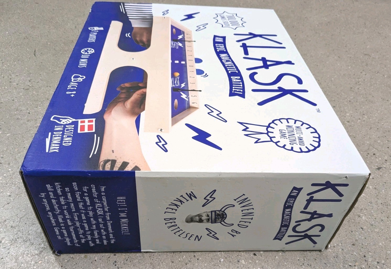 KLASK w/ Extra V 2.0 Accessory Set Epic Magnetic Battle Party Board Game Hockey