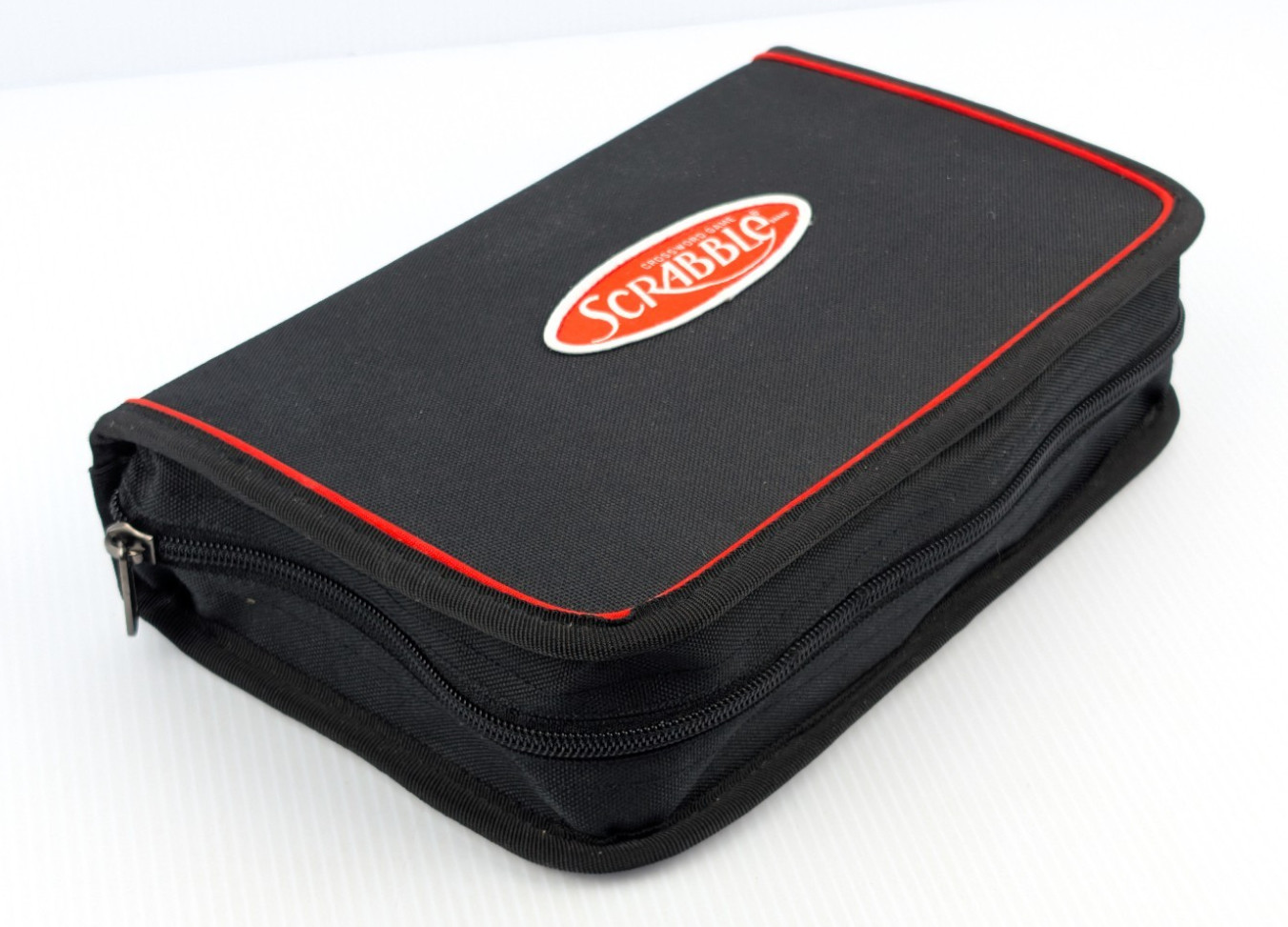 Scrabble Crossword Game Folio Edition Travel To Go Zipper Case COMPLETE Unused
