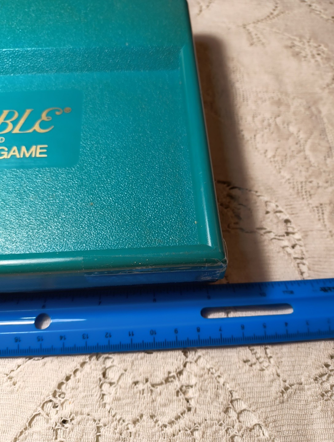Vintage 1948 Deluxe Scrabble Selchow & Righter Crossword Board Game Folding Case