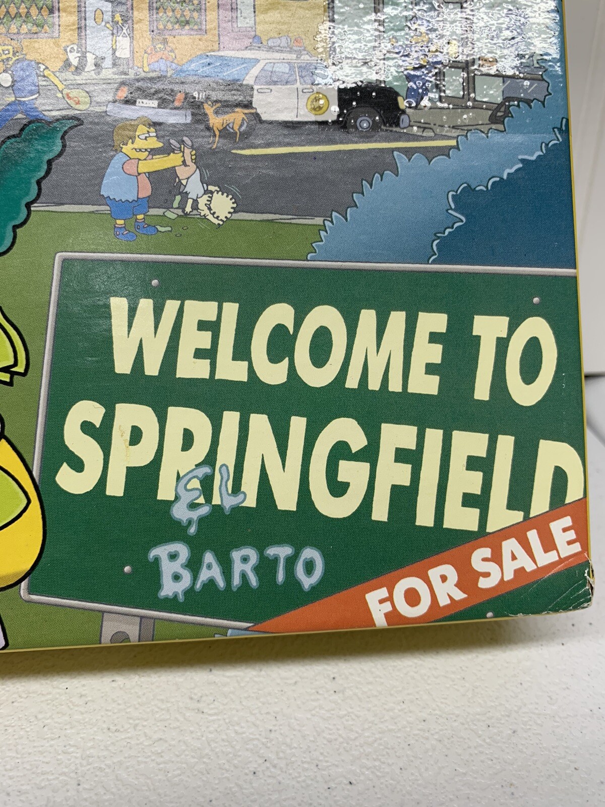 The Simpsons Monopoly Game 2001 Open Box Seems complete