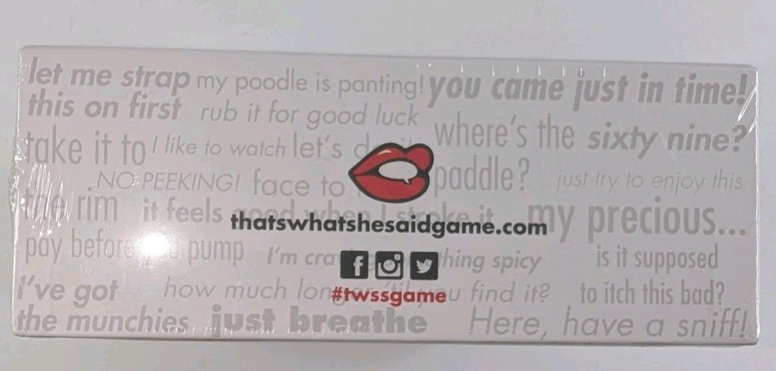 That’s What She Said The Twisted Party Game New Factory Sealed