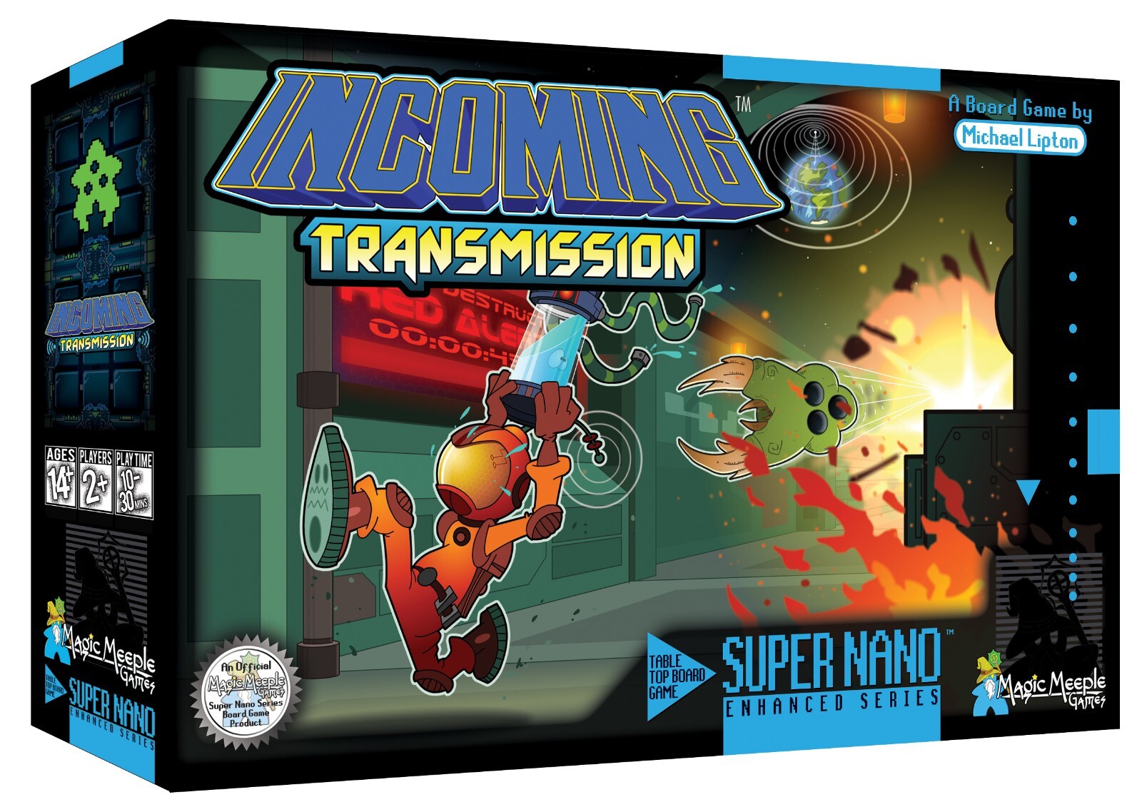 Incoming Transmission cooperative sci-fi pixel board game kickstarter sealed NIB