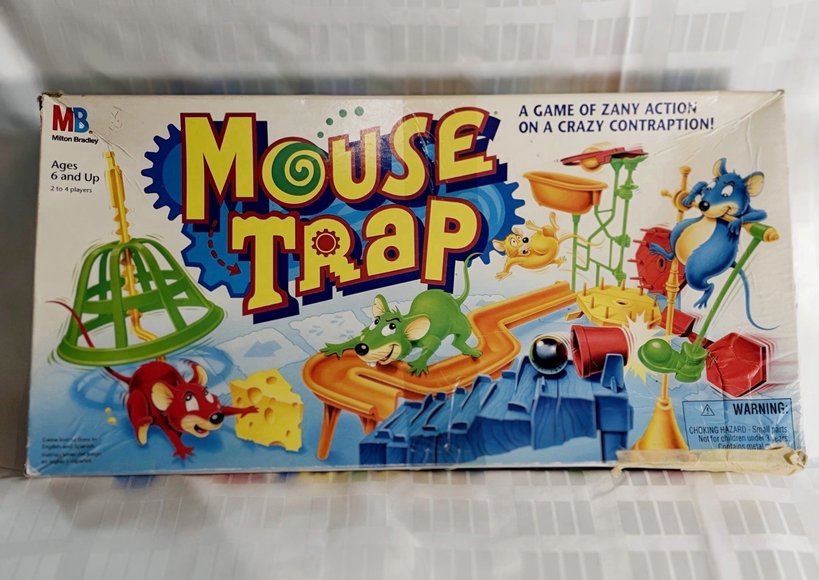 VINTAGE Mouse Trap COMPLETE Milton Bradley 1994 Classic Board Game Kids Family