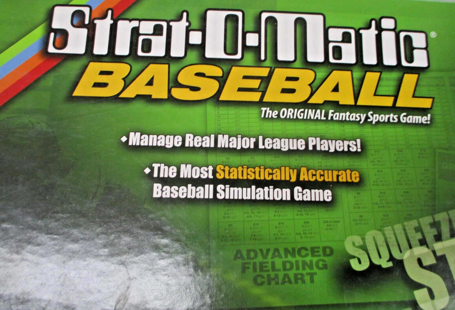 Strat-O-Matic Baseball board game ages 10 and up family sports