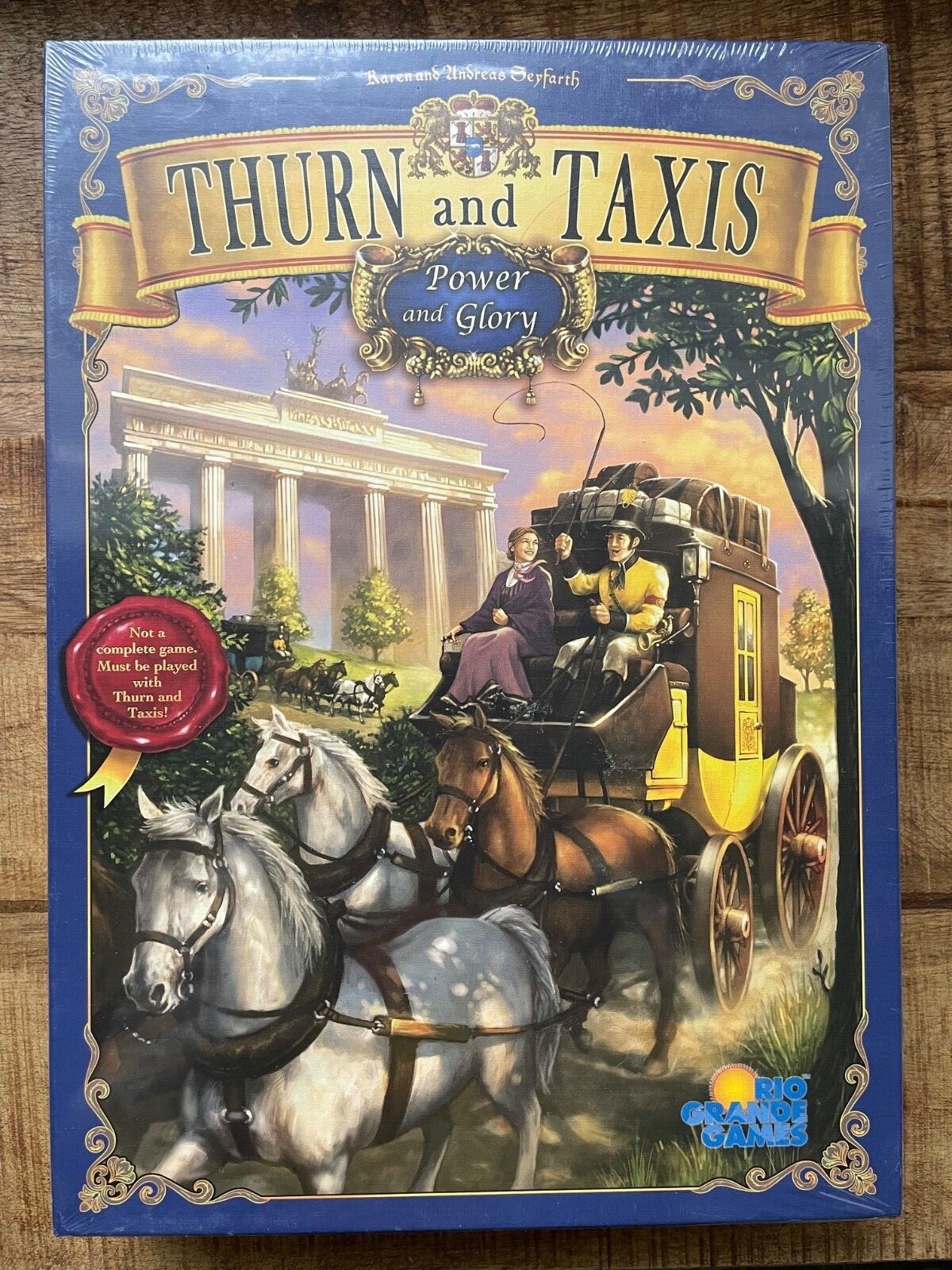 Thurn and Taxis All Roads Lead to Rome & Power and Glory board game expansions
