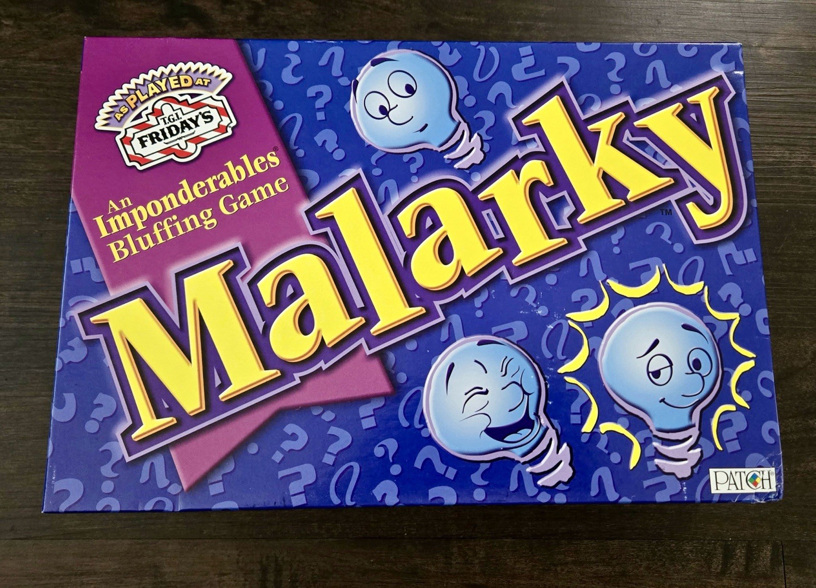Vintage Malarky: An Imponderables Bluffing Board Game Patch Products Game Night