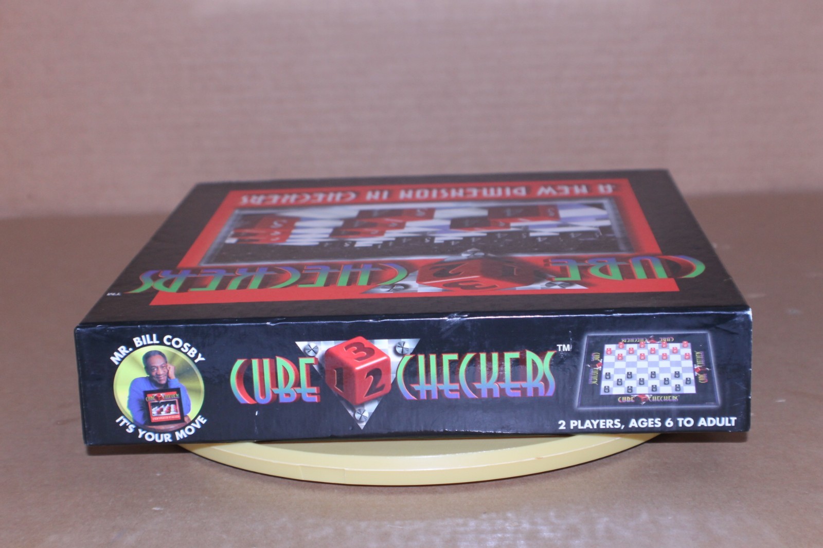 USED / Complete / Cube Checkers Game A New Dimension in Checkers 1998