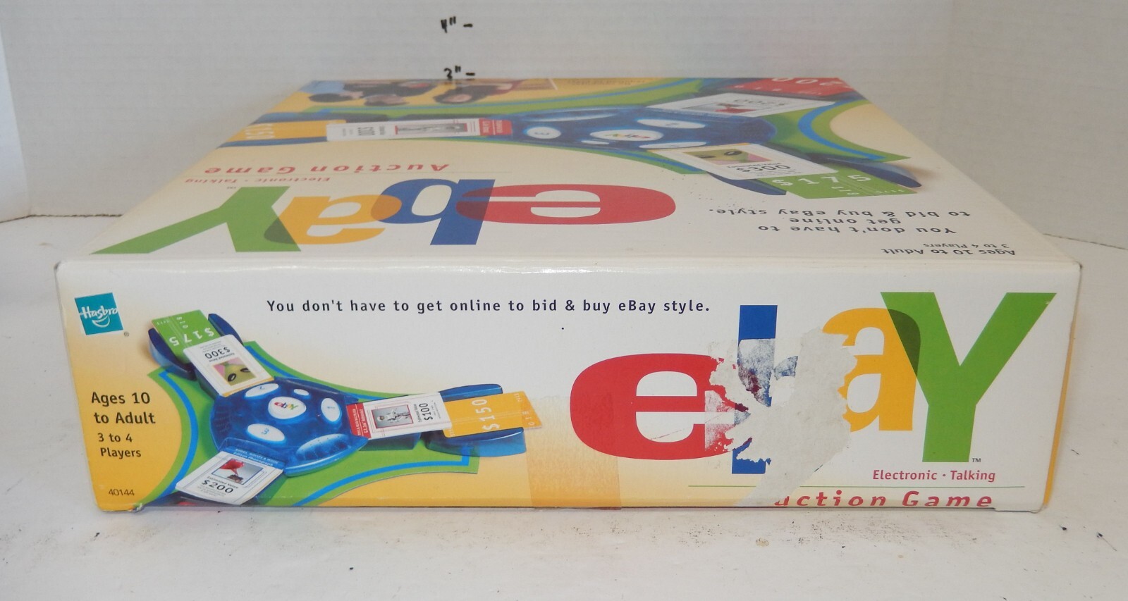 2001 Hasbro Ebay Electronic talking Auction Board Game 100% COMPLETE