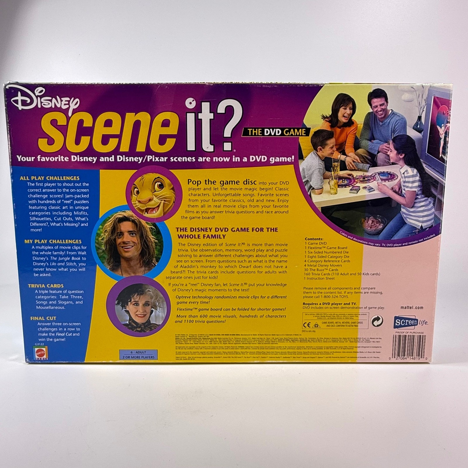 Disney Scene It The DVD Game Family Trivia Featuring Disney Pixar Characters