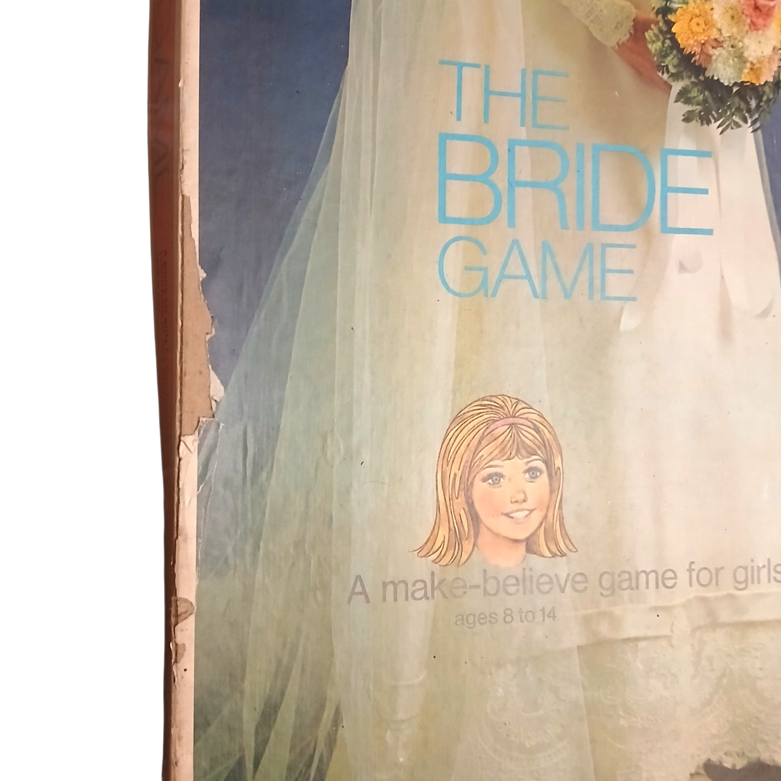 Vintage 1971 The Bride Game Selchow & Righter Retro Board Game Semi Complete