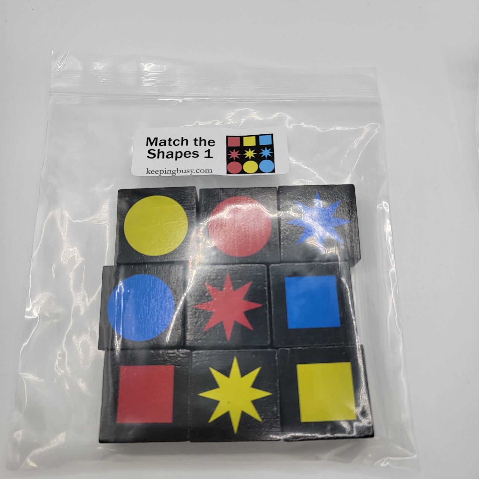Match The Shapes Tiles Game, Keeping Busy