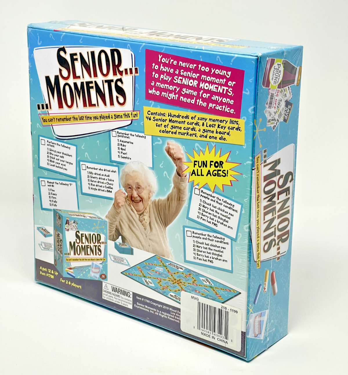 Senior Moments Board Game TDC Games Ages 12+ 2-8 Players NEW SEALED