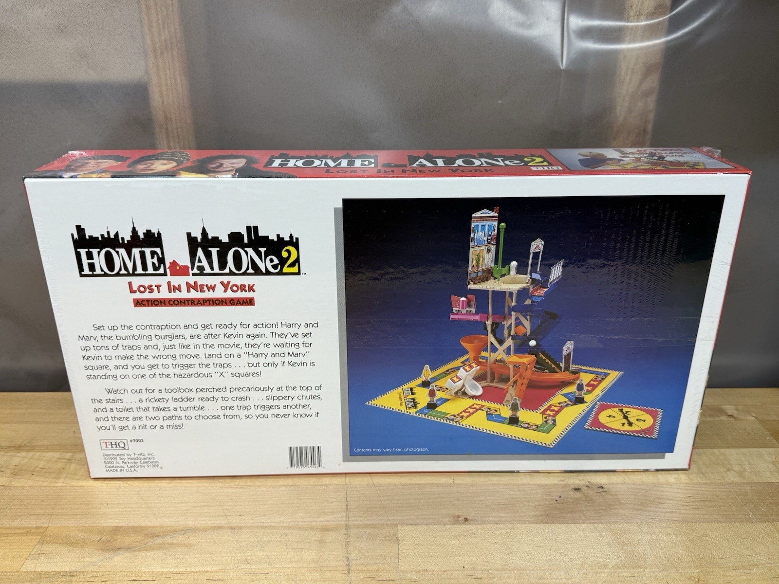 Vtg 90s Home Alone 2 Lost In New York Contraption Board Game RARE SEALED