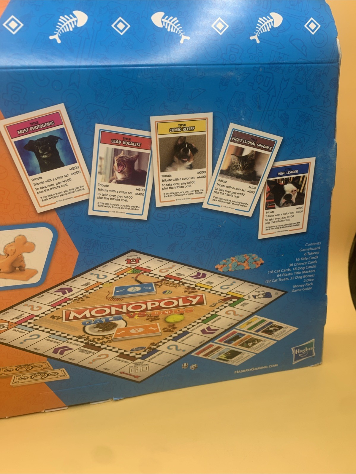 Hasbro Monopoly Cats Vs. Dogs Board Game Limited Edition NEW In Sealed Box