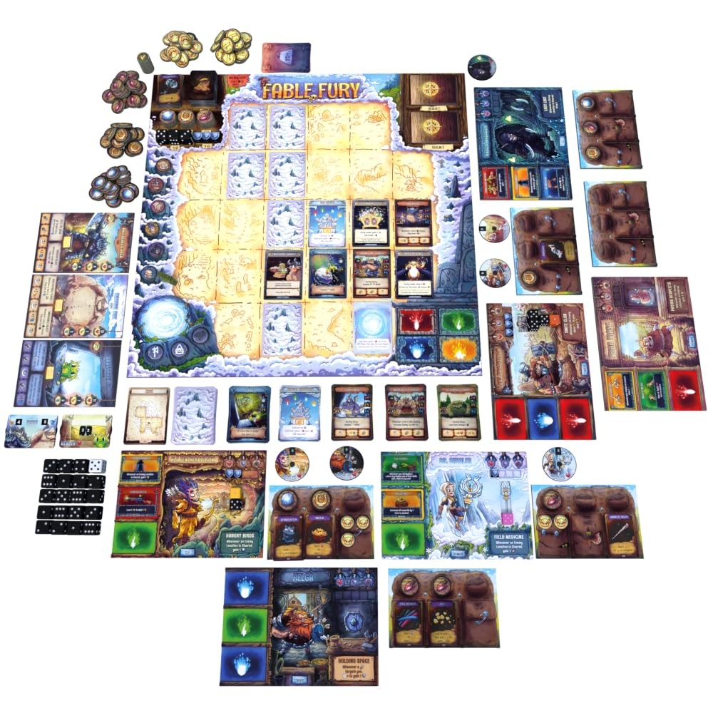 Fable Fury – Cooperative Fantasy Roguelike Board Game | Dungeon Crawler Adven…