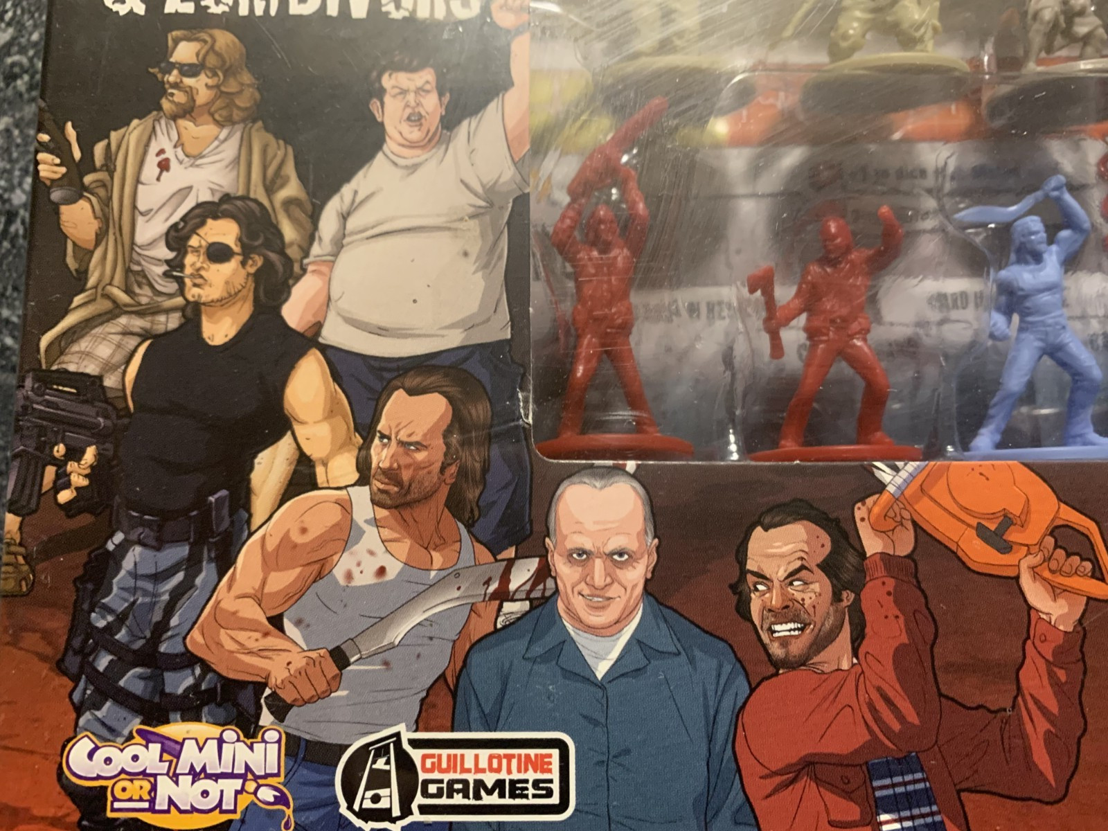 Zombicide Lot Set 3 Survivors and Zombivors Ross the Manager Lebowski & Walter