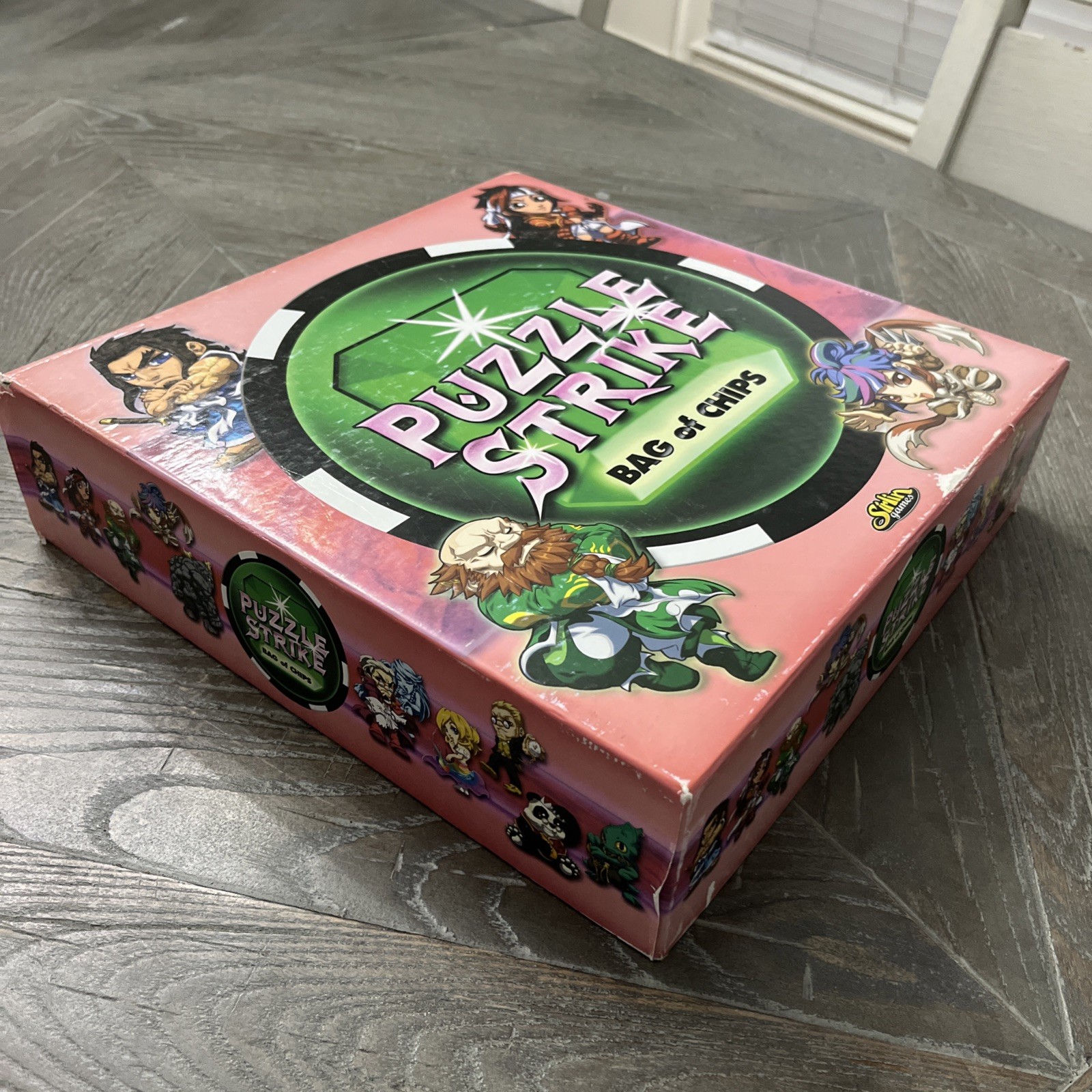 Puzzle Strike: Bag of Chips *Board Game* 2010 *Complete in box!* Sirlin Games