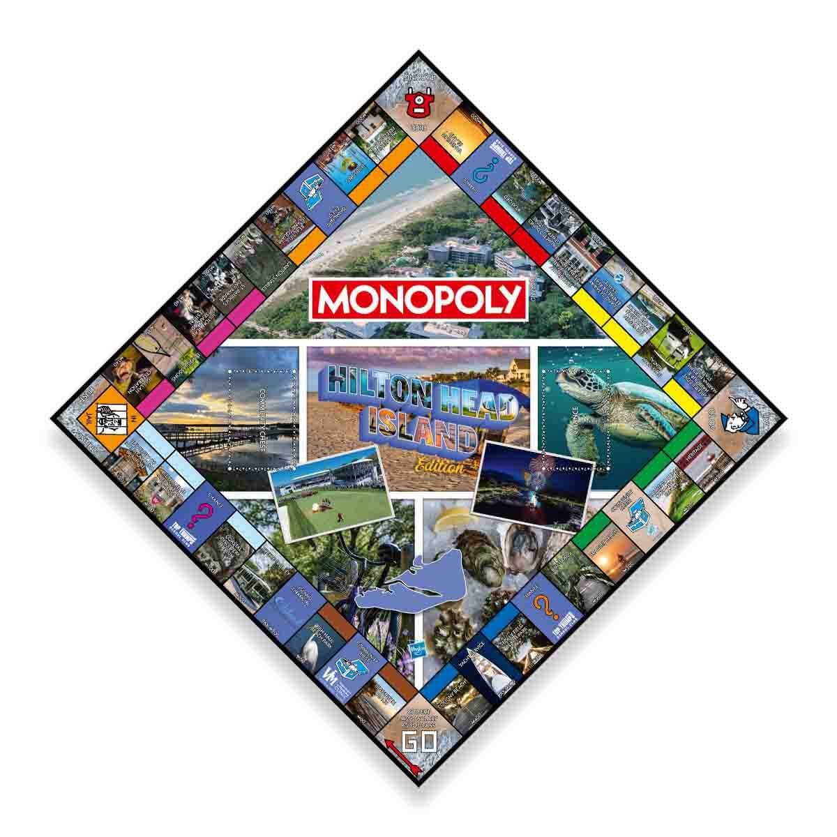 Hilton Head SC Monopoly Board Game – Coastal Edition, Family Game Night, Ages 8+